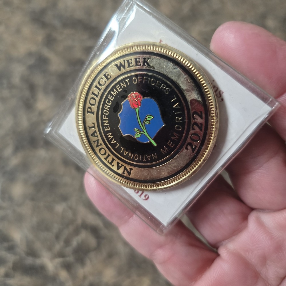 National Police Week 2022 Honoring Law Enforcement Gold‎ Memorial Coin